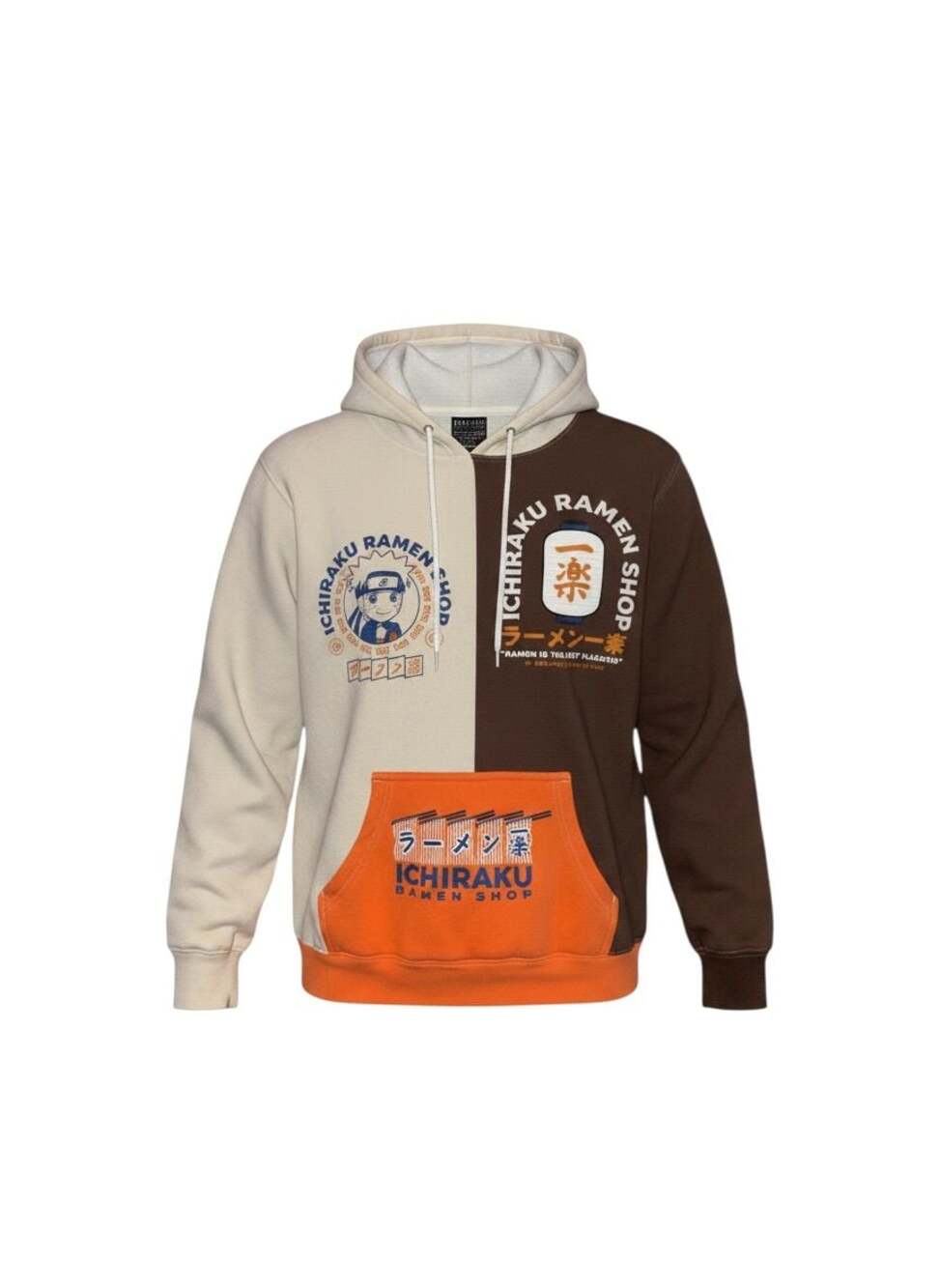 BoxLunch Exclusive Naruto Shippuden Chibi Naruto Ichiraku Ramen Shop Hoodie